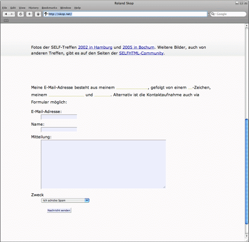 Safari stürzt ab beim Versuch, in Formularfelder etwas einzugeben Safari stürzt ab beim Versuch, in Formularfelder etwas einzugeben